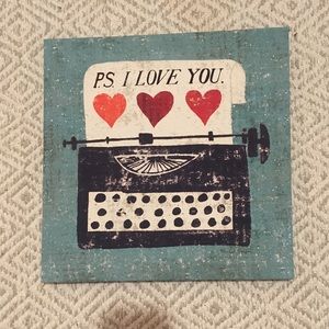 PS I Love You Canvas